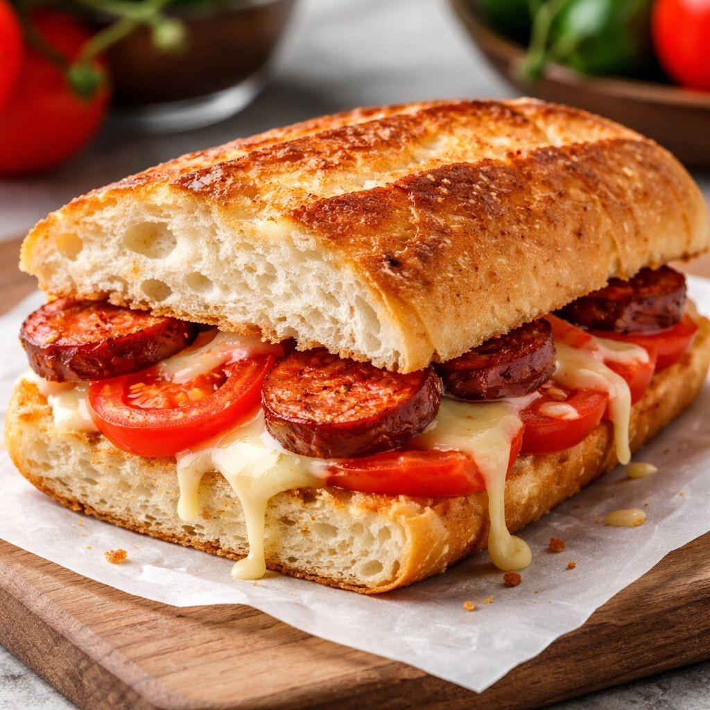 Domatesli Karışık Tost