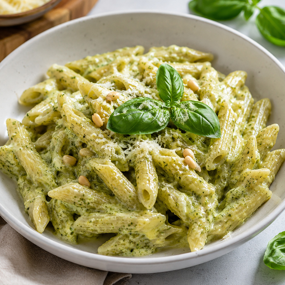 Pesto Soslu Makarna