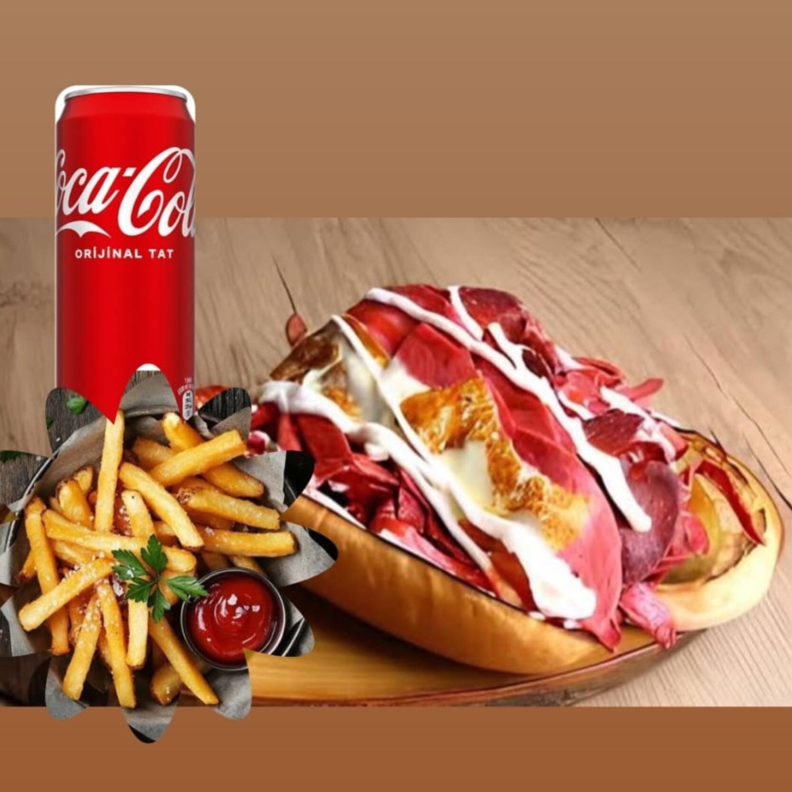 Tekli Maxi Menü Kolalı