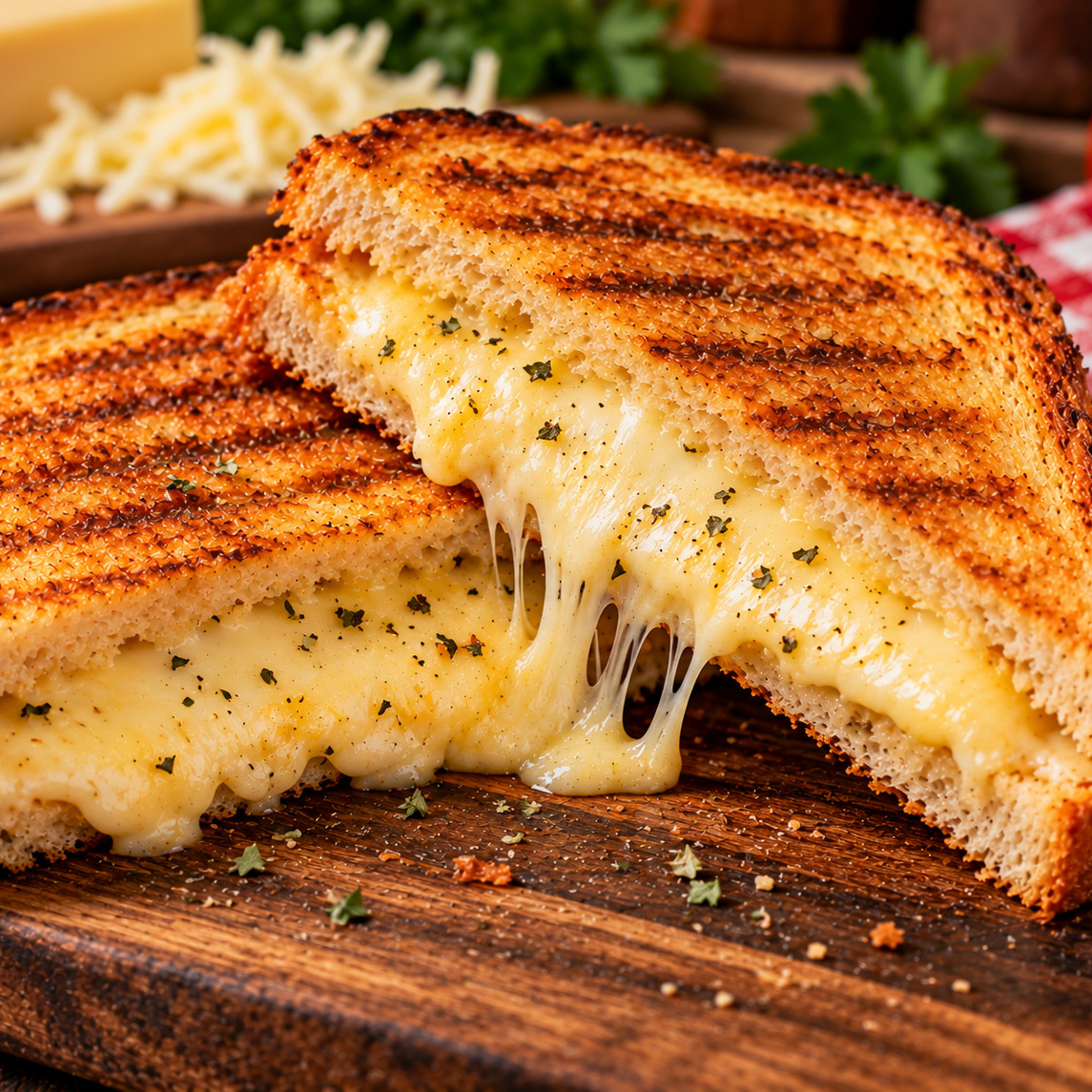 Kaşarlı Tost Yarım Ekmek