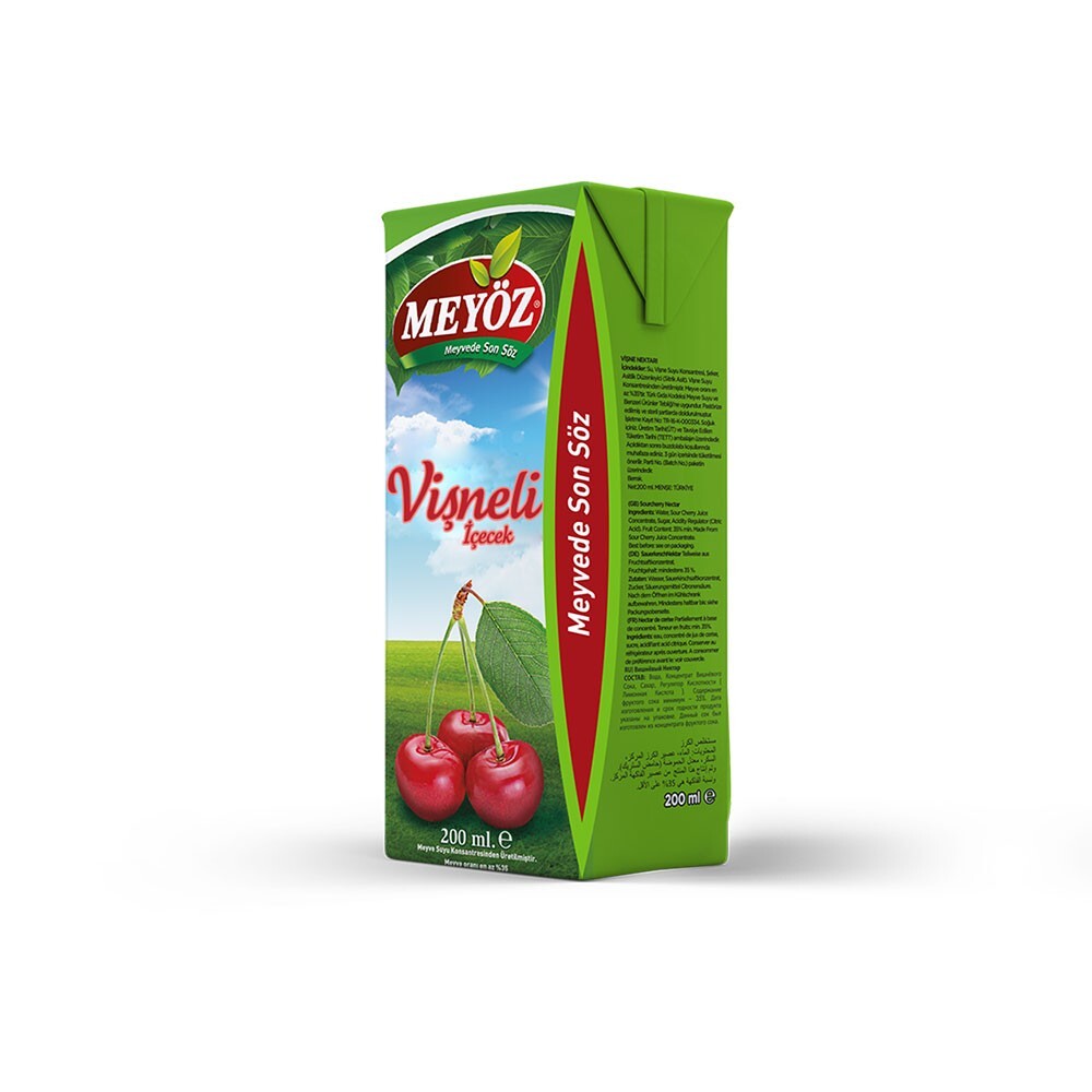 Meyve Suyu Vişneli Suyu 200 Ml