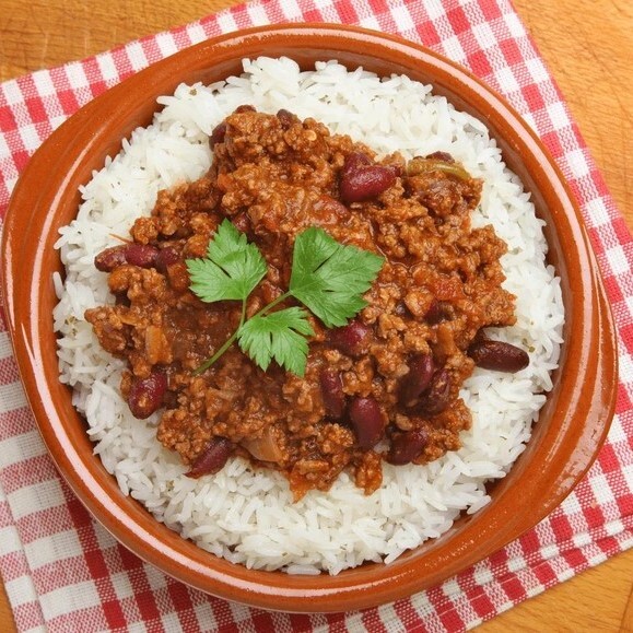 Pilav Üstü Chili Con Carne