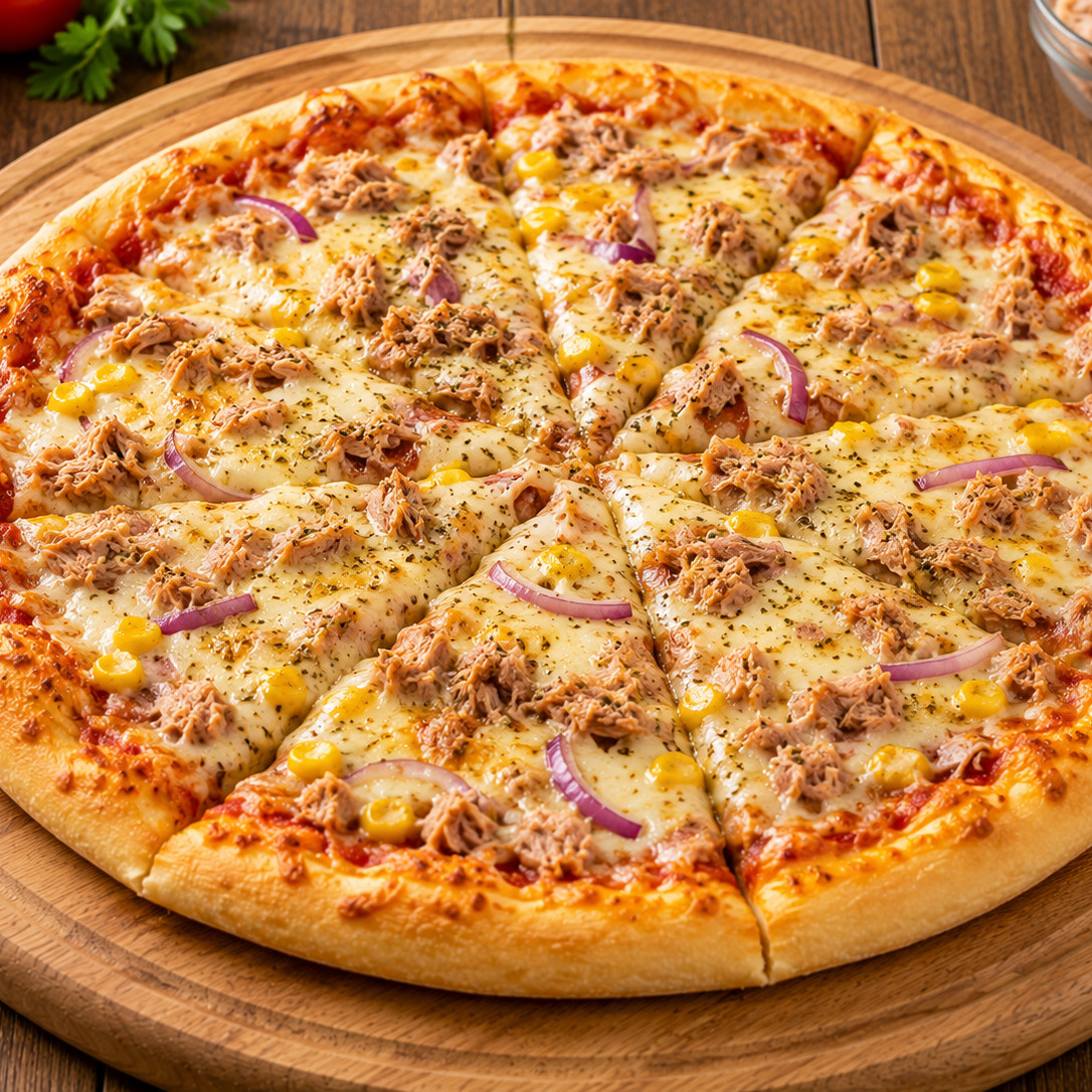 Ton Balıklı Pizza (Orta Boy 32 cm)