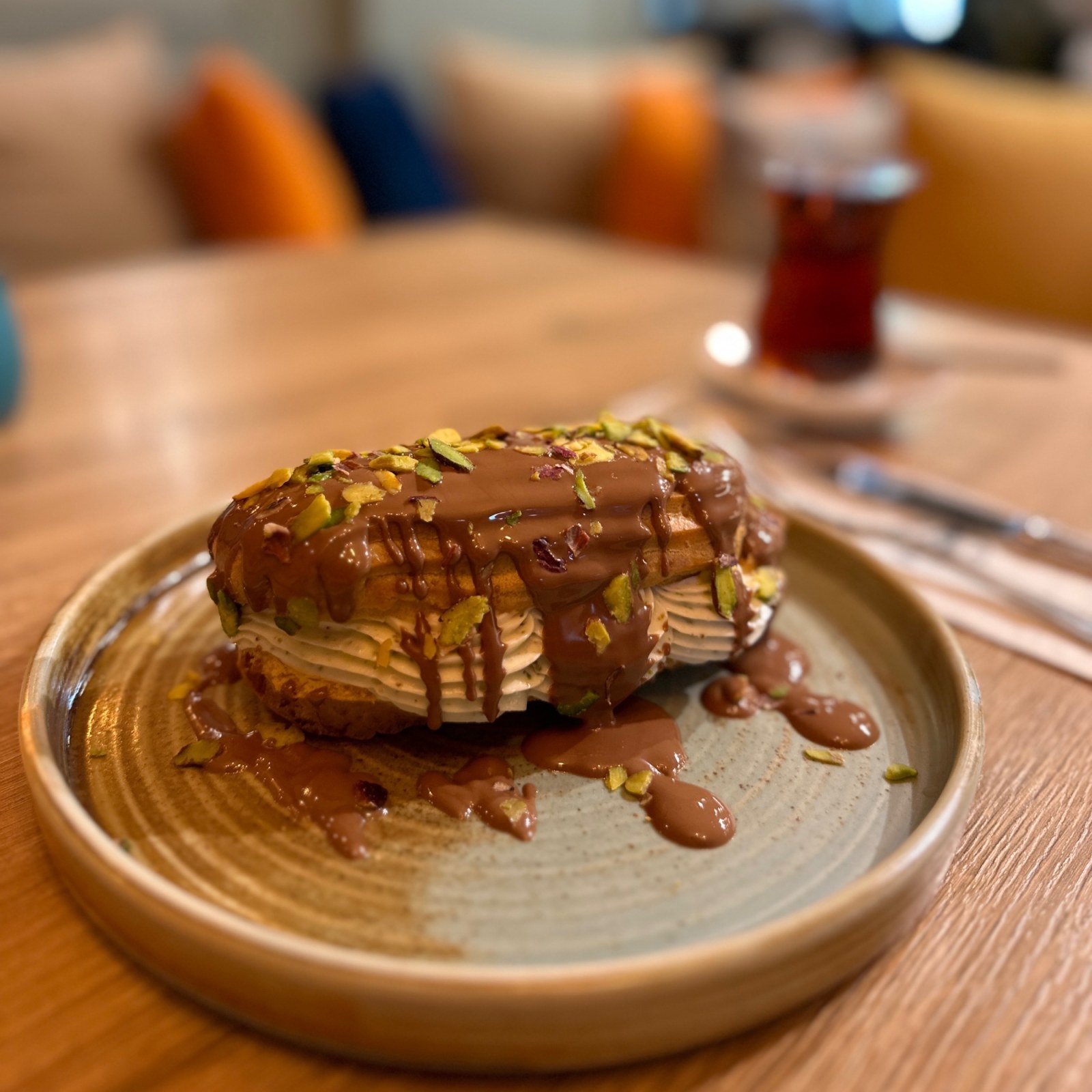 Antep Fıstıklı Fransız Ekler