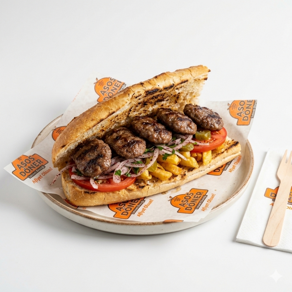 Üç Çeyrek ekmek et döner