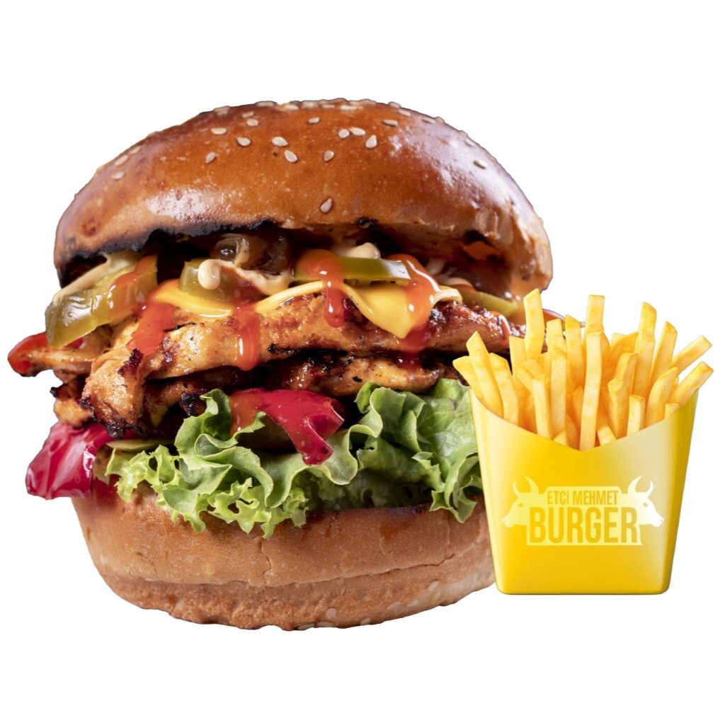 Acılı Tavuk Burger