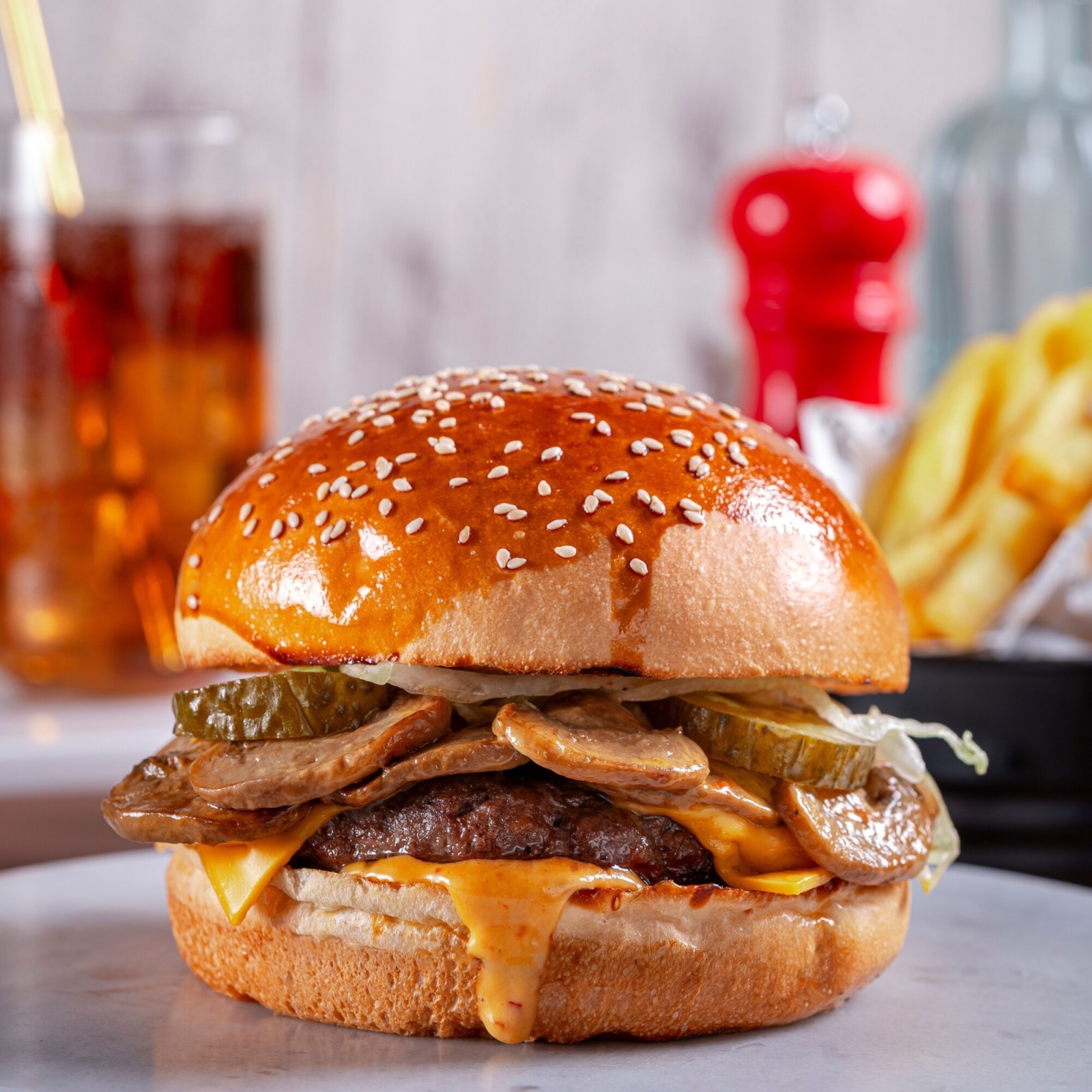 Belçika Mushroom Burger