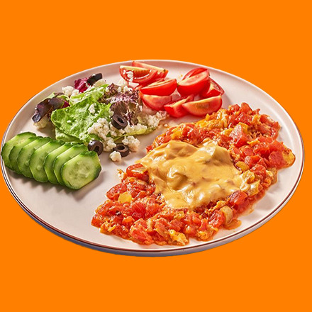 Cheddar Peynirli Menemen