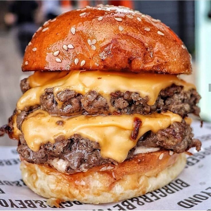 Double Cheese Burger&Patates Kızartması
