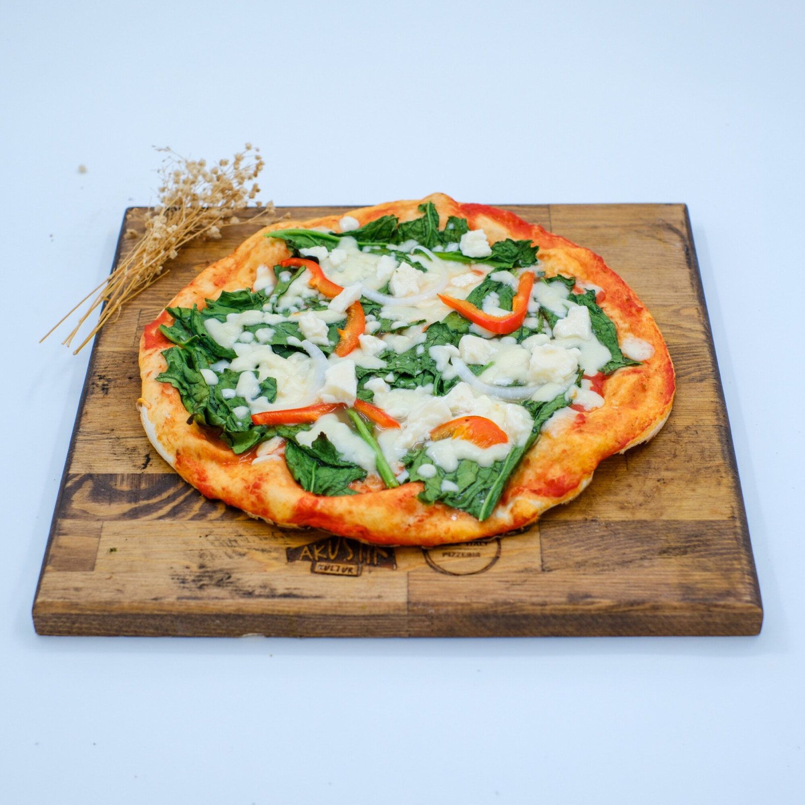 Ispanaklı Pizza (40 cm.)