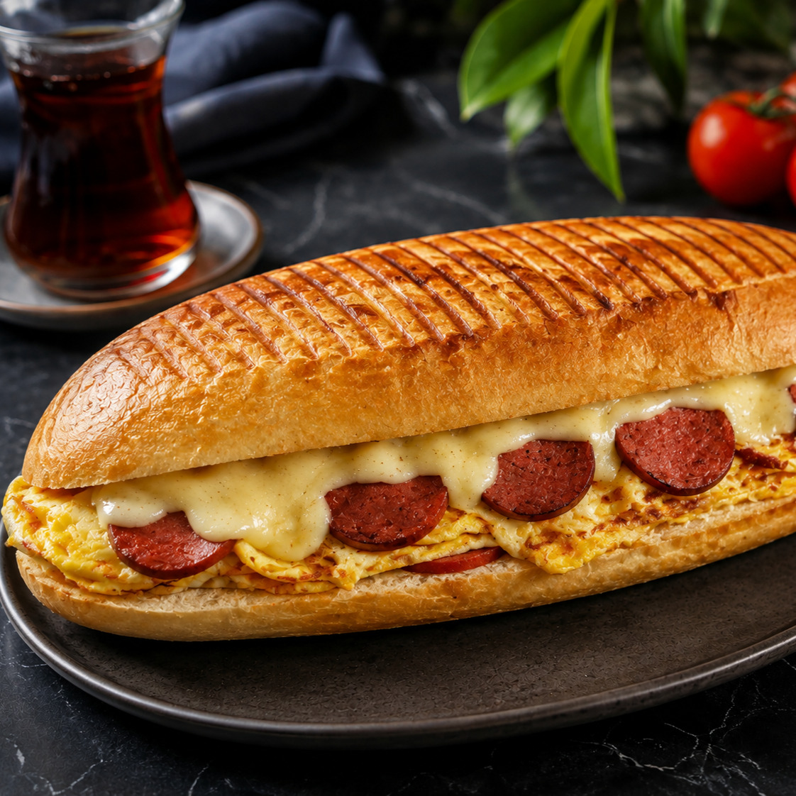 Tam Ekmek Yumurtalı Tost