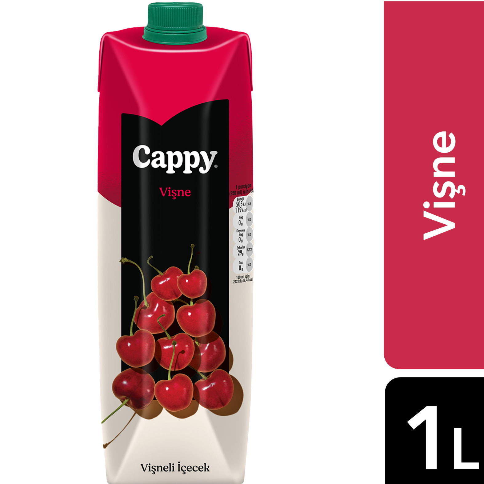 Cappy Vişne 1 L Meyve suyu