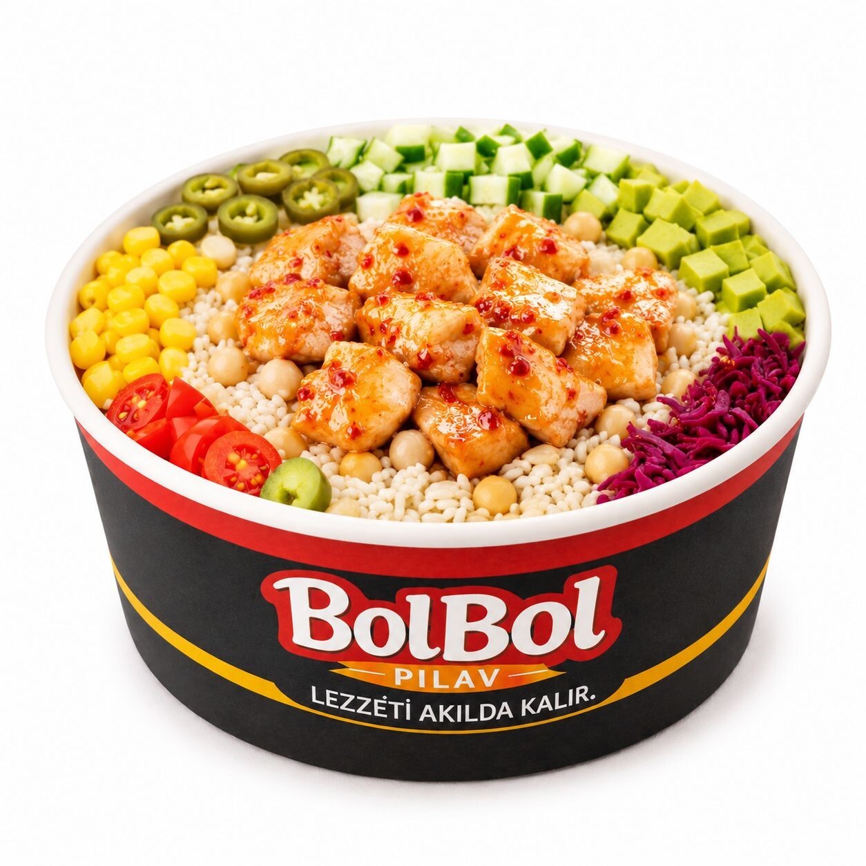 Kovada Acı Tatlı Soslu Pilav