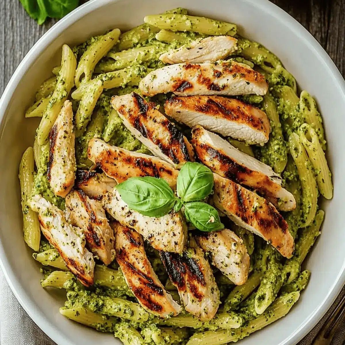 Pestolu Tavuklu Penne
