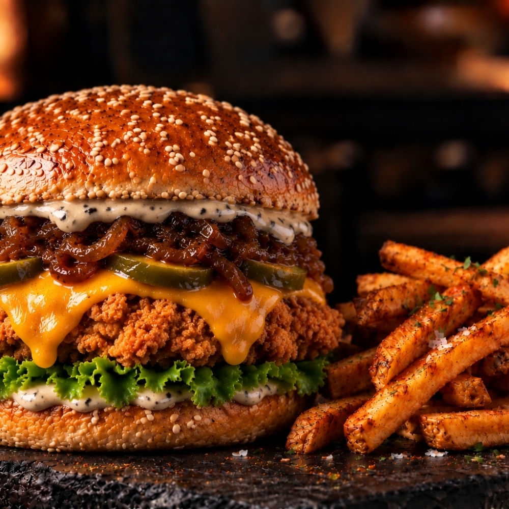 Klasik Tavuk Burger