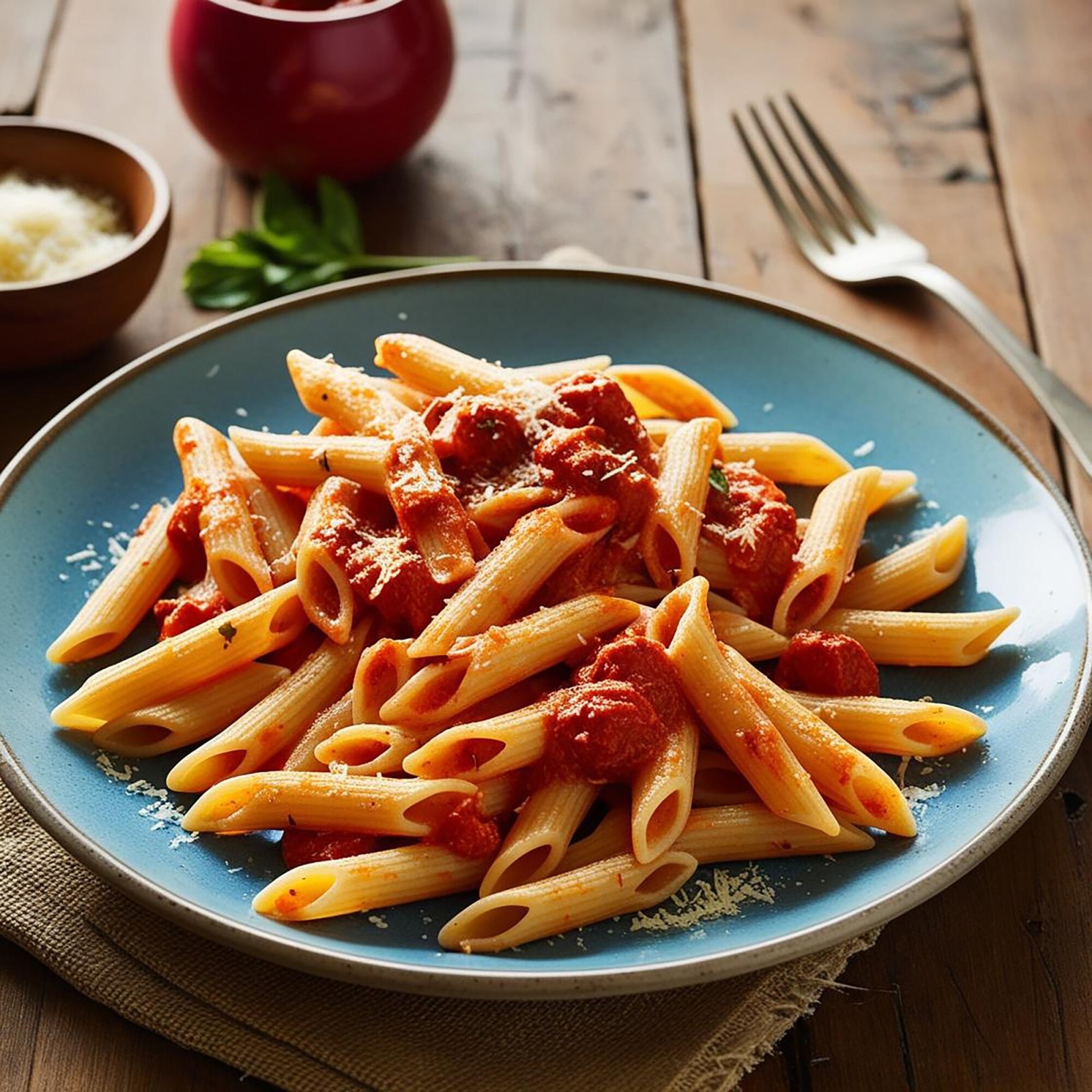 Napoliten Soslu Penne Makarna (350-450 gr.)