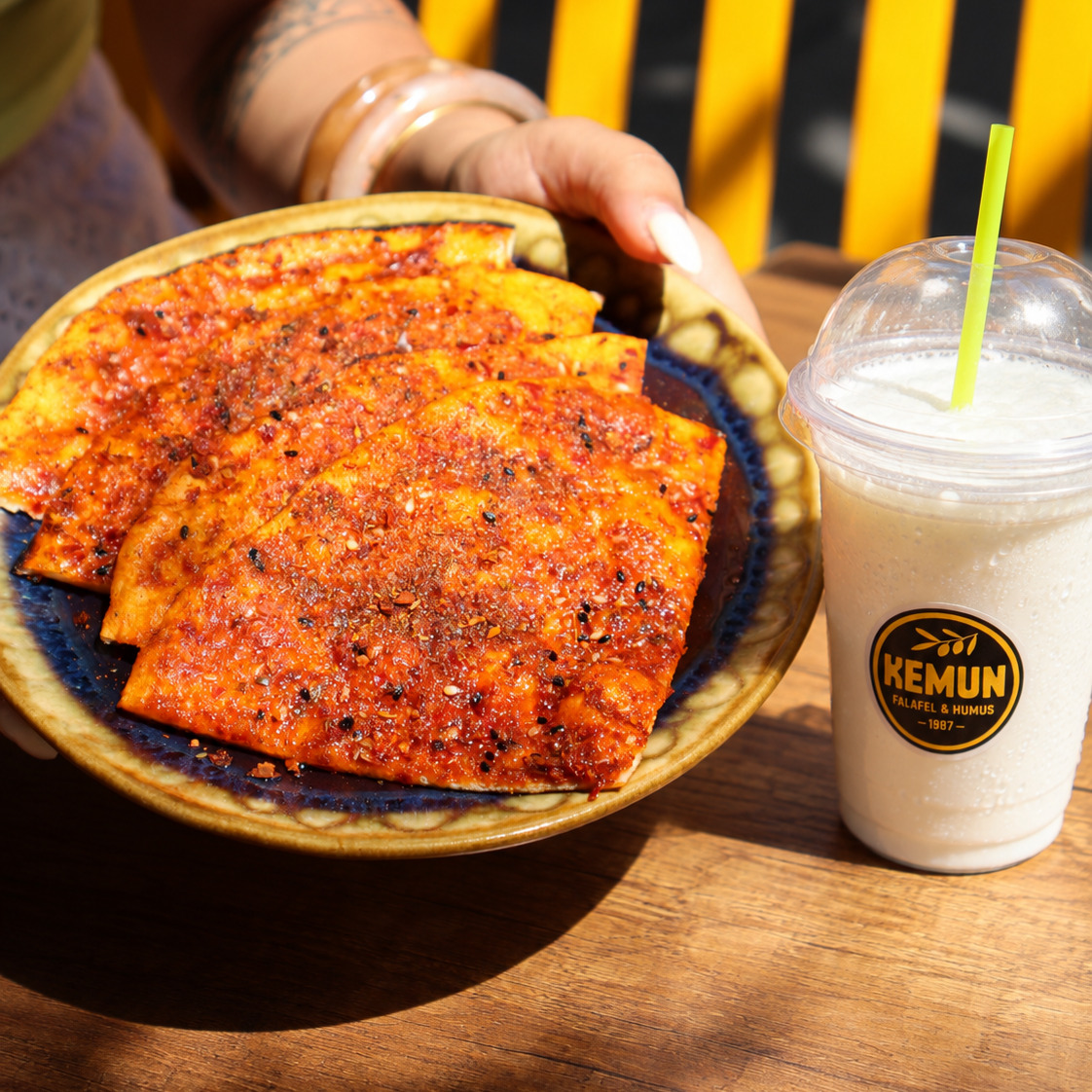 Biberli Ekmek + Yayık Ayran
