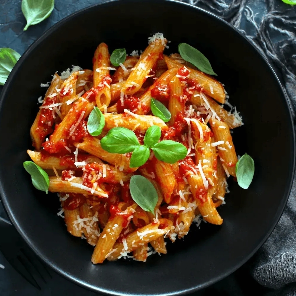 domates soslu makarna