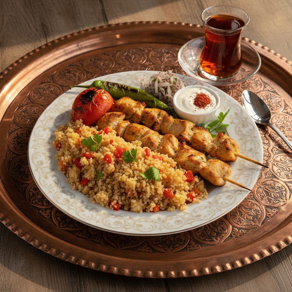 Tavuk Şiş & Bulgur Pilavı
