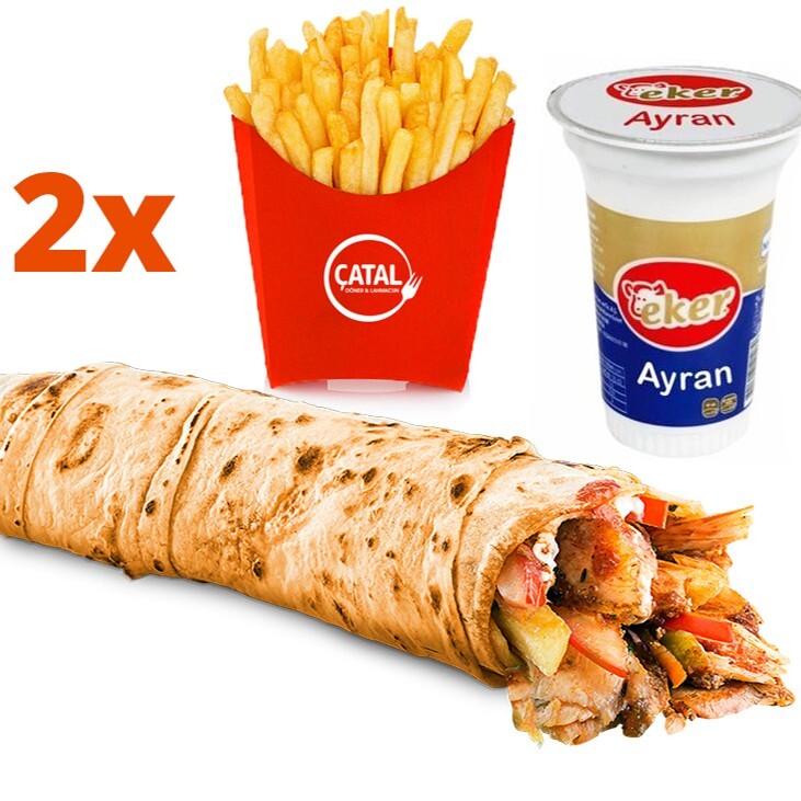 Adaş Menü 2 (Tavuk Döner)