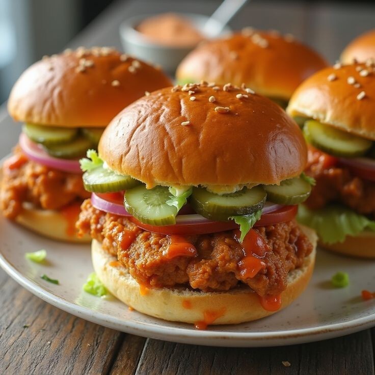 4'lü Crazy mini Cajun Burger