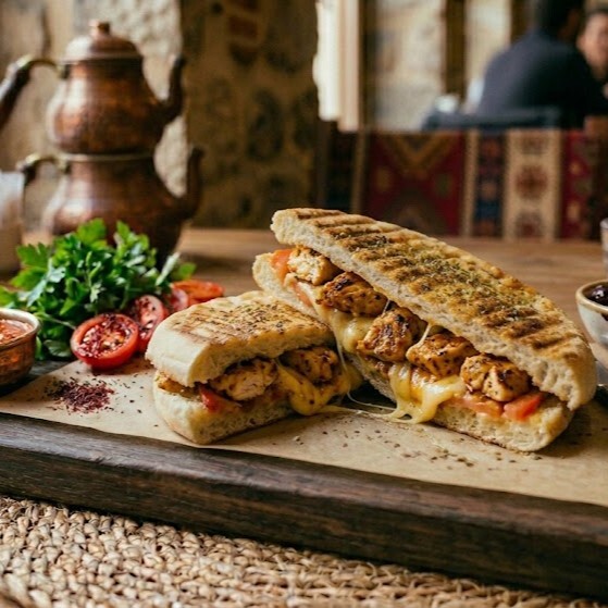 Tavuklu Antakya Bazlama Tost