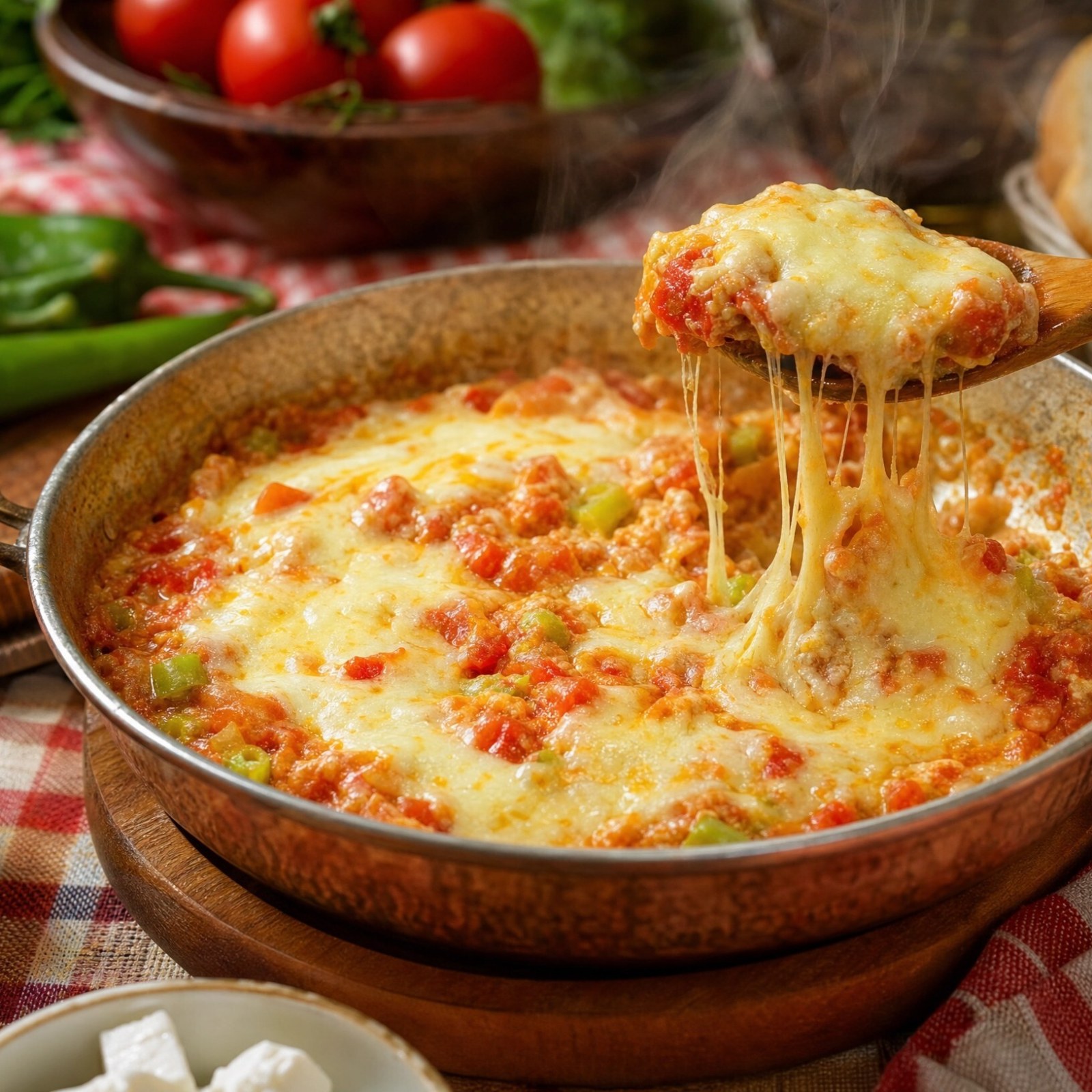 Kaşarlı Menemen