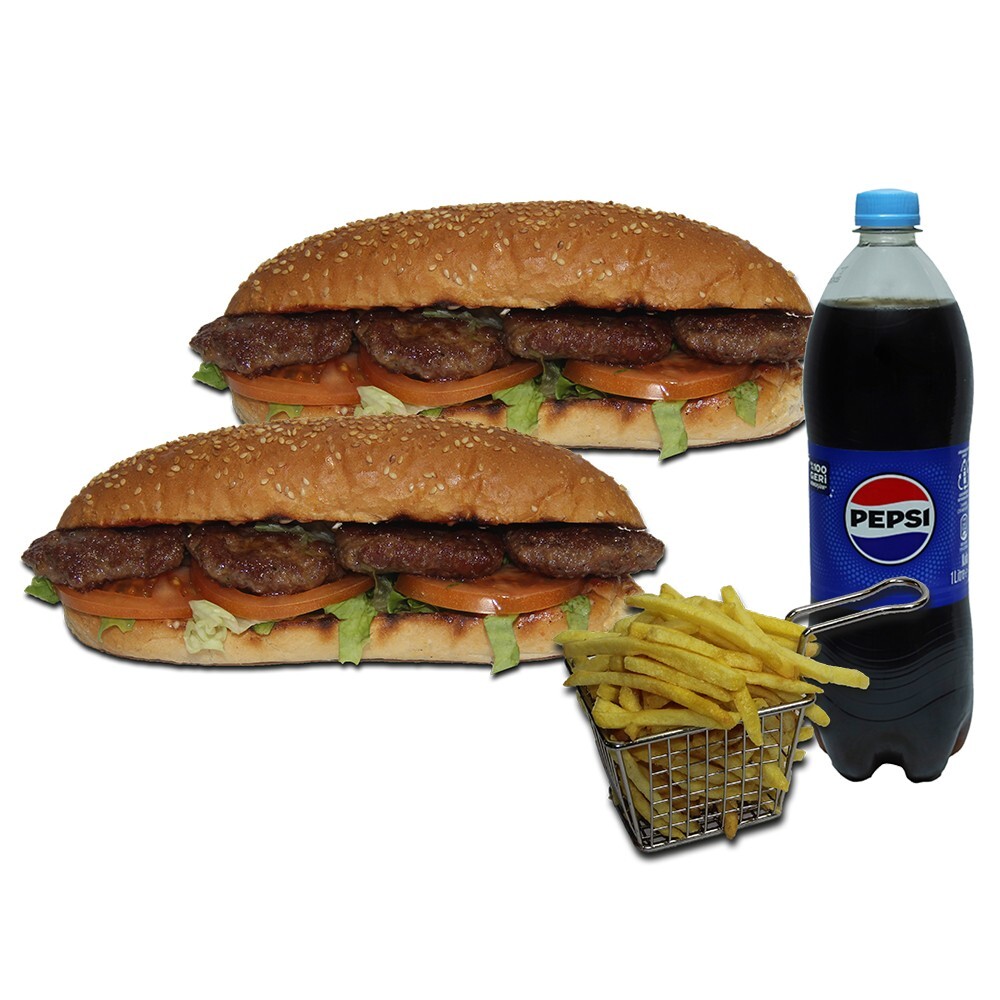 2'li Köfte Sandviç Menü