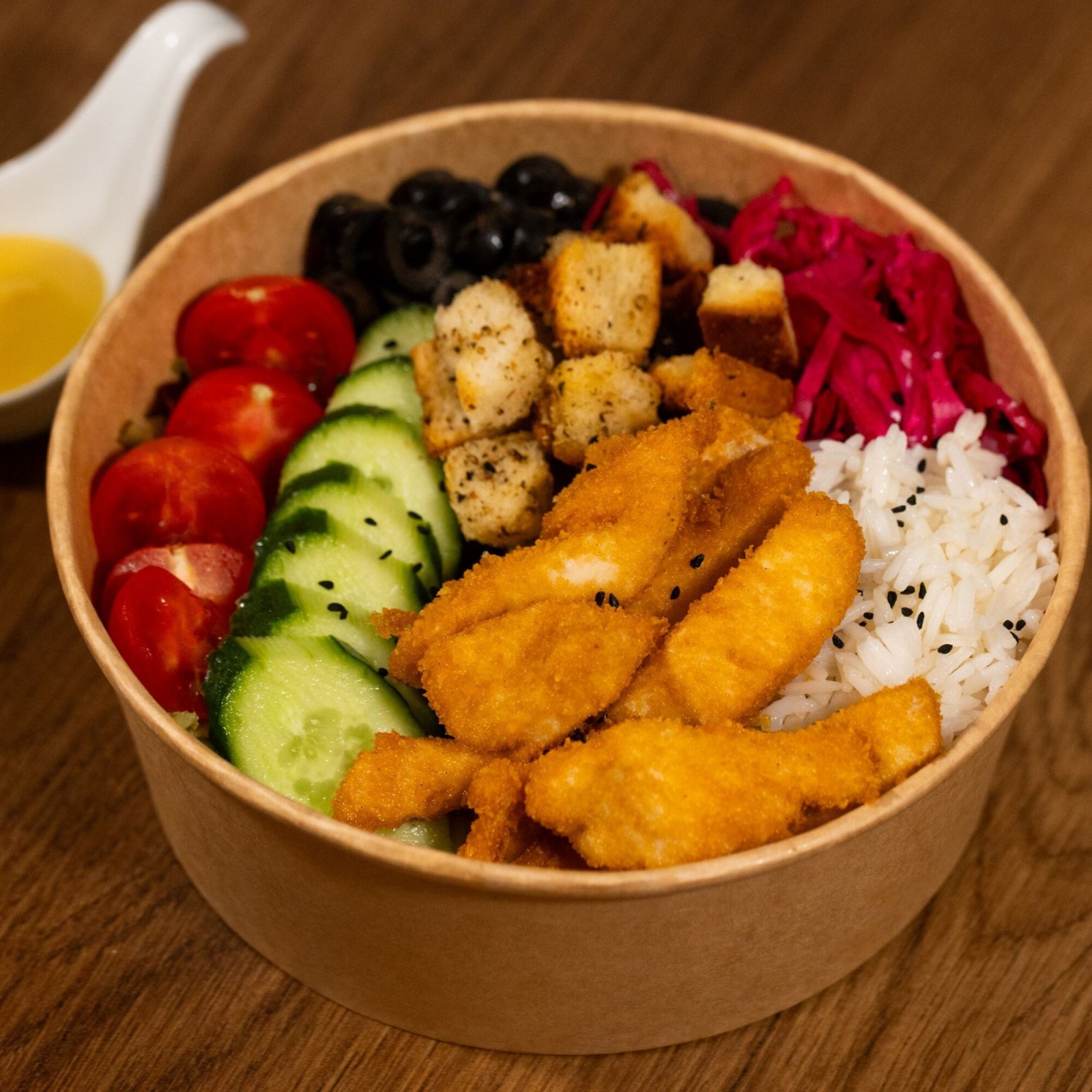 Ballı Hardallı Çıtır Tavuklu Bowl