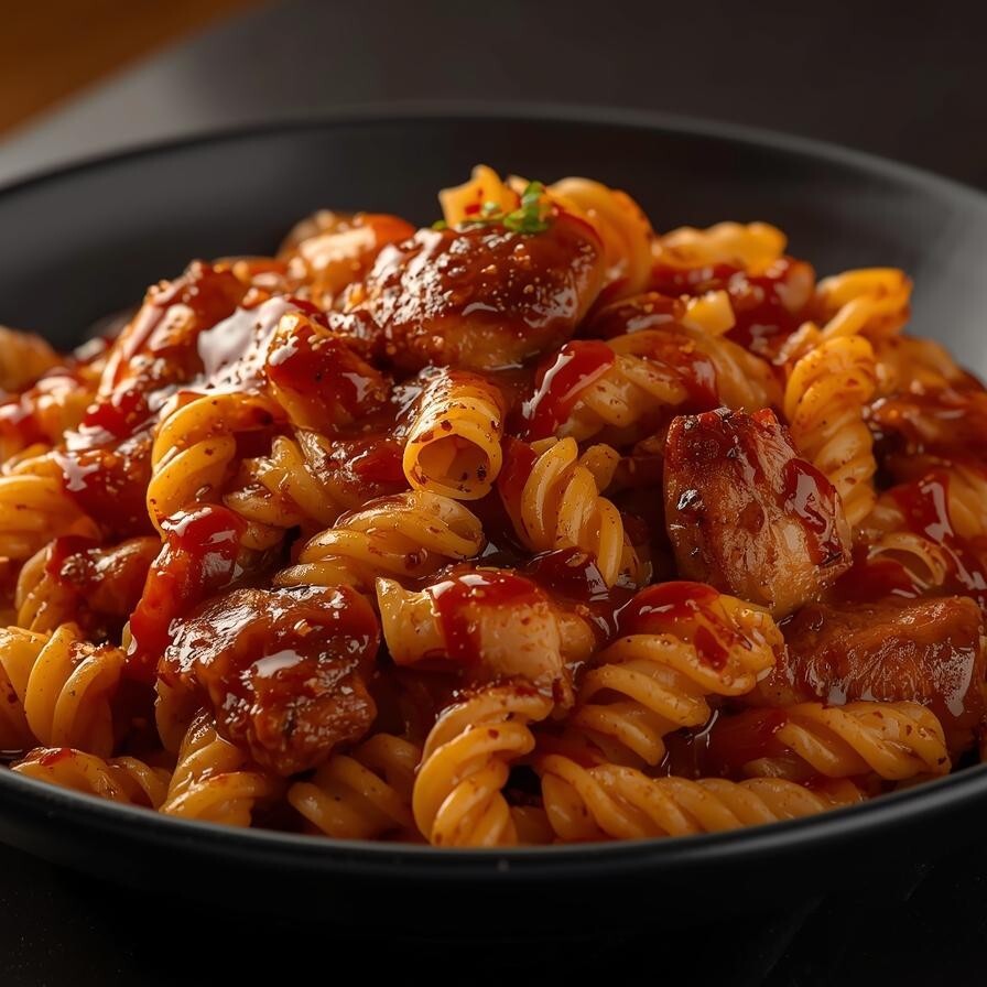 Barbekü Soslu Tavuklu Fusilli
