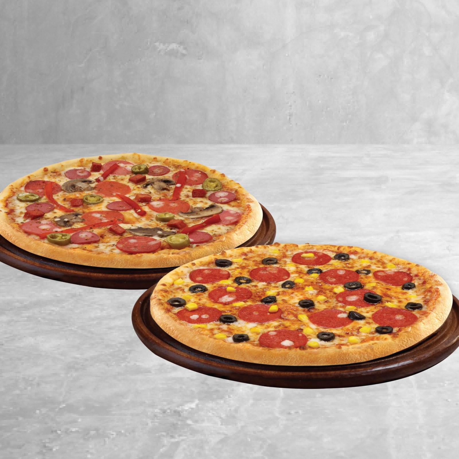 1 Alana 1 Hediye - 2 Orta Boy Lüks Pizza