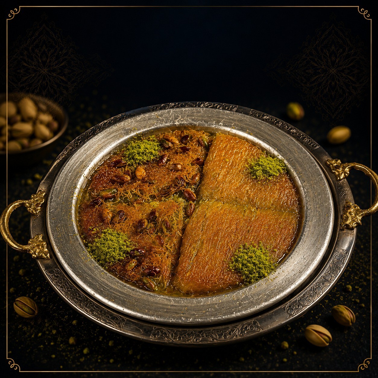 Yarı Fıstık Zade Yarı Hasır Künefe (2 Kişilik)