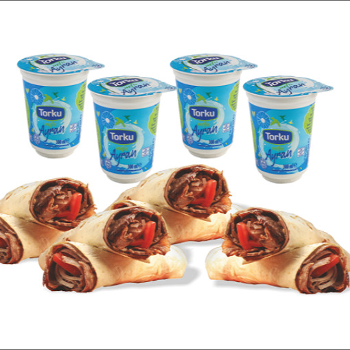 4' lü Et Döner (100 gr.) & İçecek