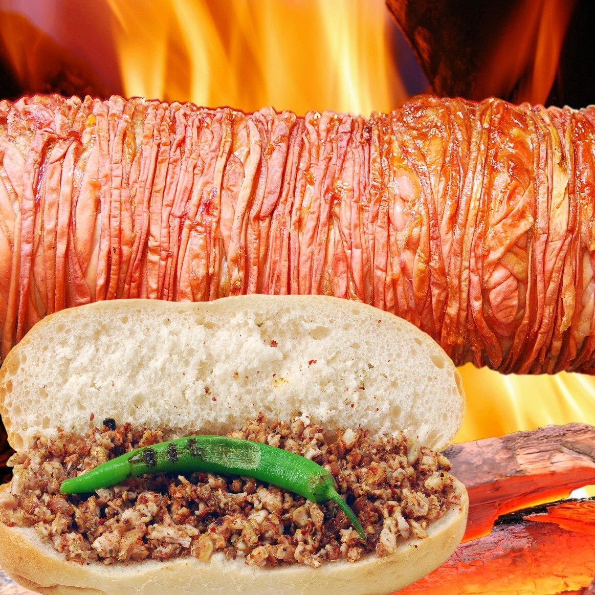 Kokoreç Ekmek Duble