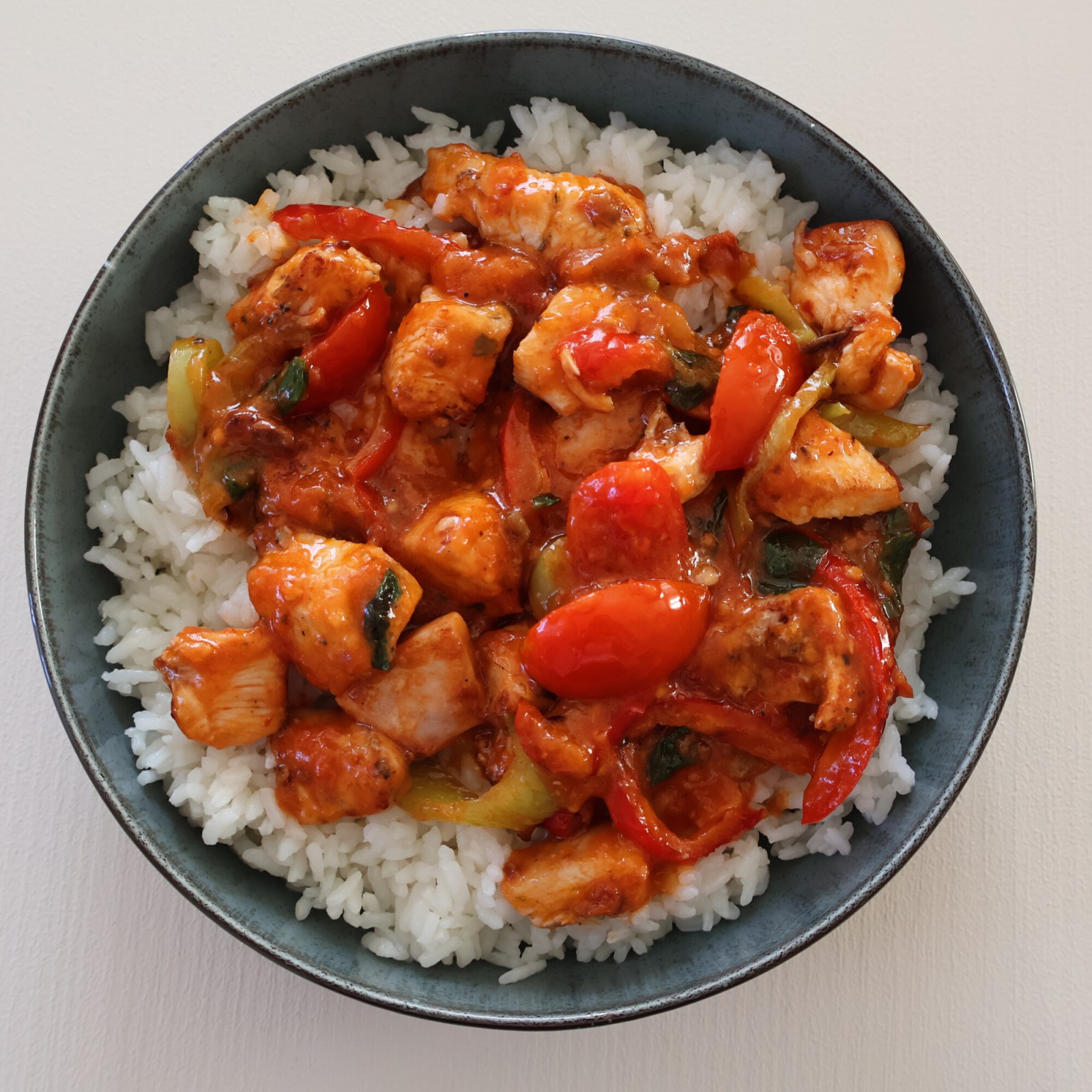 Pilav Üstü Barbekü Soslu Tavuk