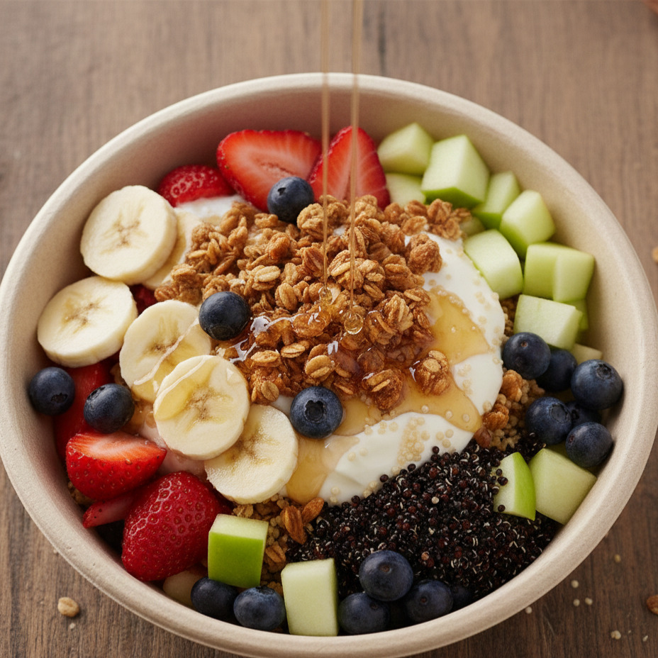 Meyveli Granola Kase (565 kalori)