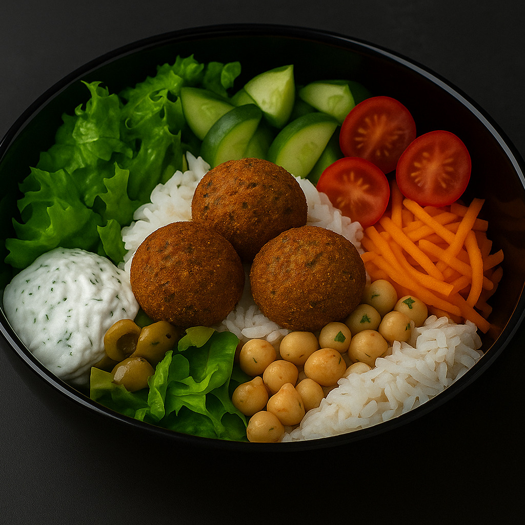Falafelli Kase Salata (3 Adet Falafel)