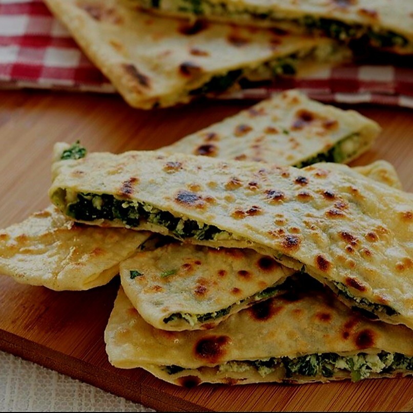 Ispanaklı Peynirli Gözleme