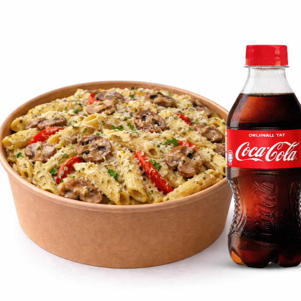 Mantarlı Biberli Penne Menü