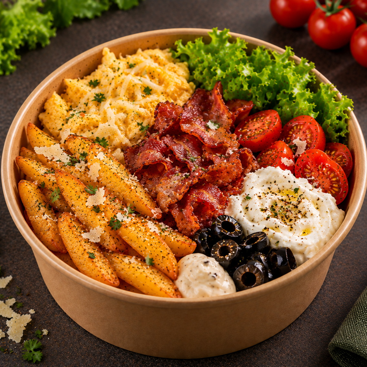 Labne & Bacon Breakfast Bowl