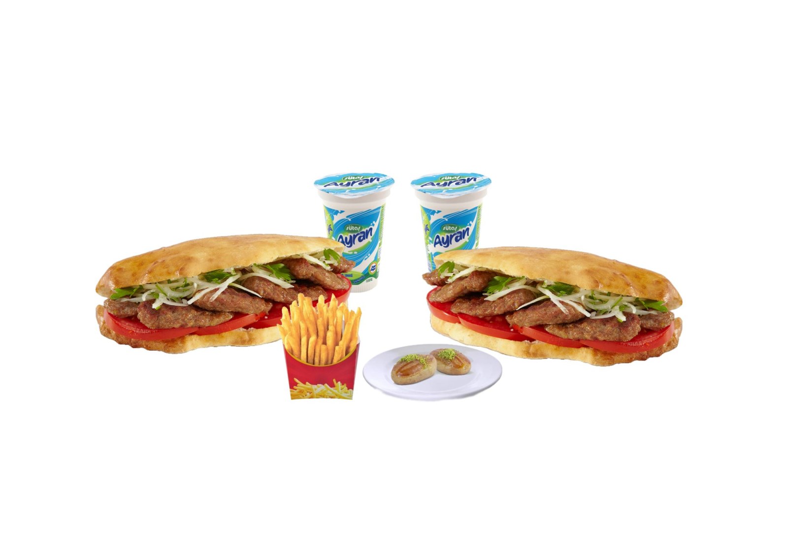 2'li Köfte Ekmek Menü