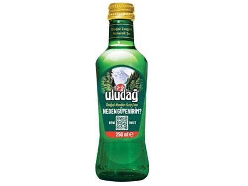 Maden Suyu Uludağ Cam Şişe 250 ml.