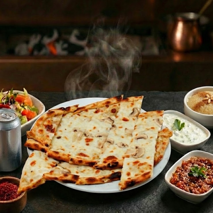 Kaşarlı Mantarlı Pide Menü