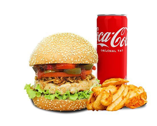 Chicken Chili Burger Menü