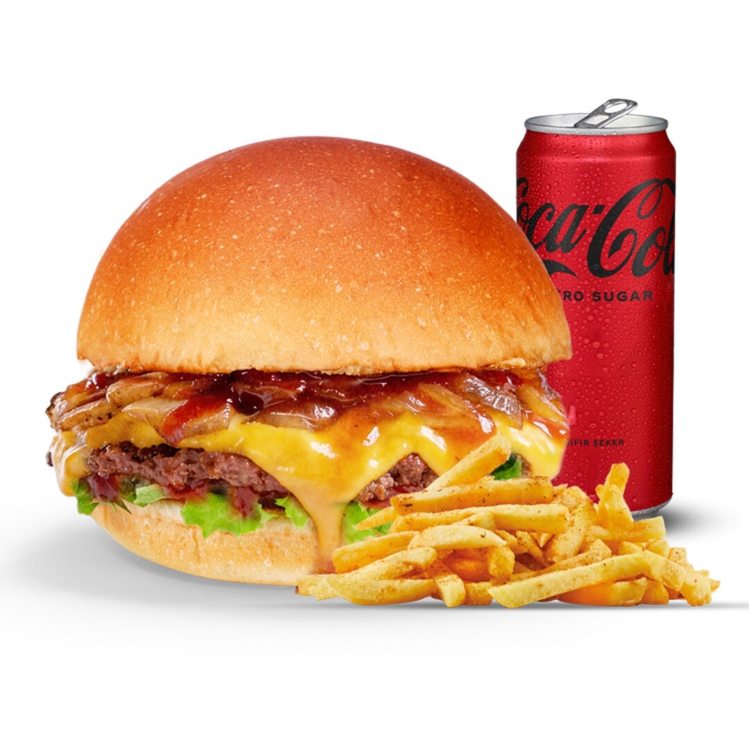 Cherry Smash Burger Menü