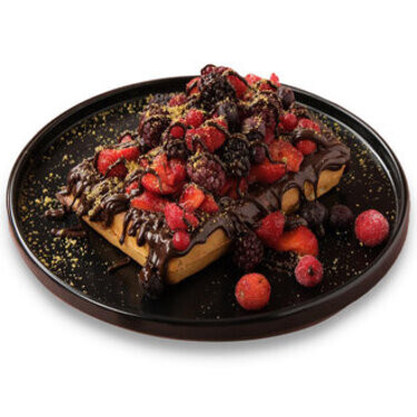 Kara Waffle(Büyük Boy Hamur)