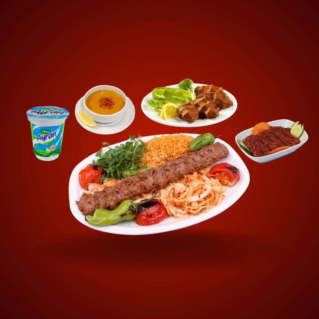 Adana-Urfa Kebap Menüsü [ Tek Kişilik ]