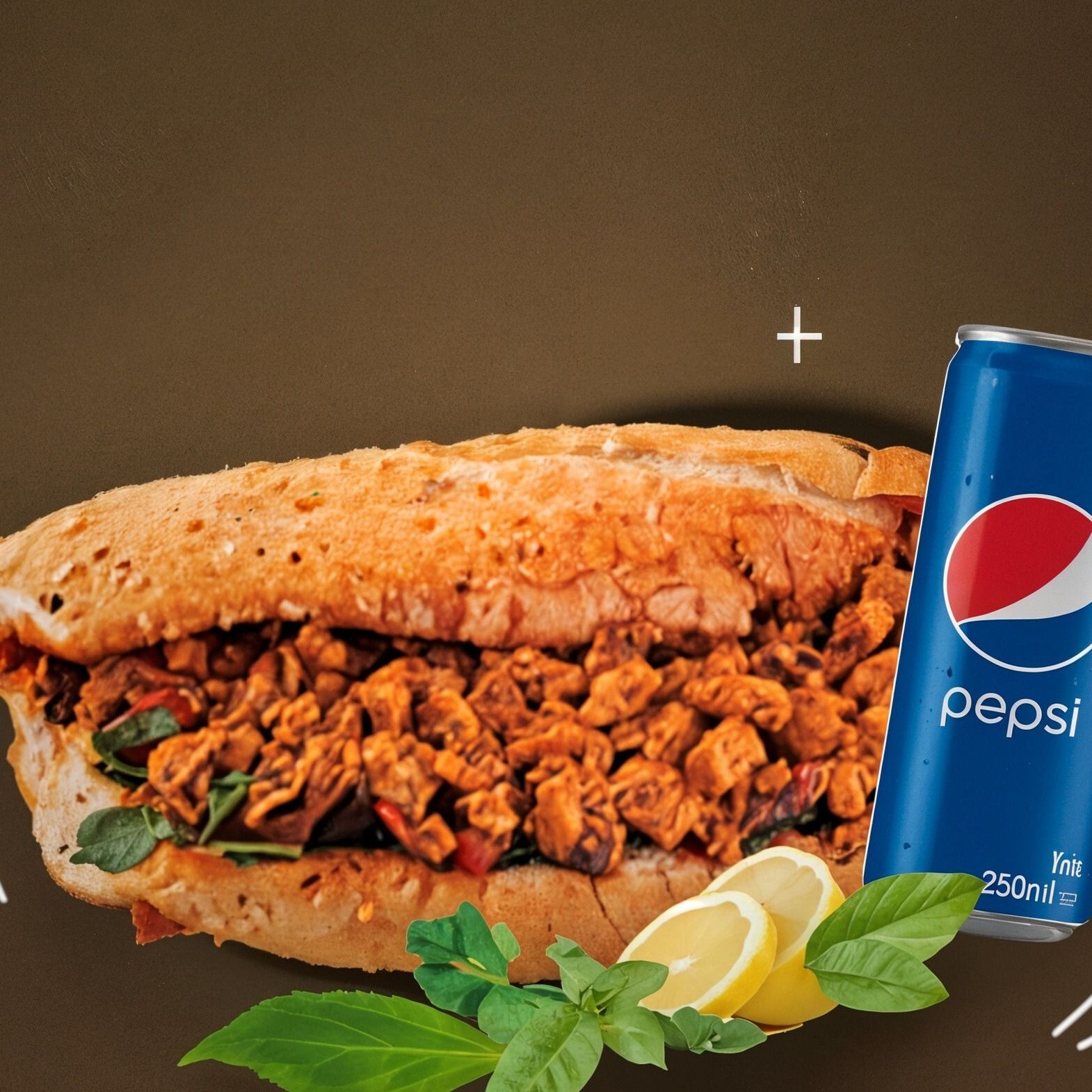 2' li Somun Tavuk Tantuni Menü + 330 ml Pepsi