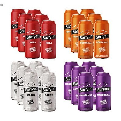 sarıyer portakal 330 ml kutu