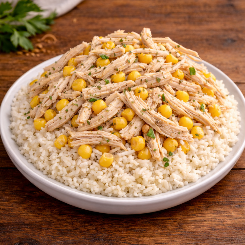 Mısırlı Tavuklu Pilav